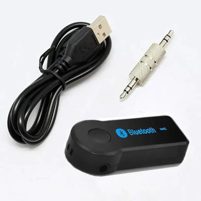 Alt view image 4 of 6 - AUX Car Bluetooth Audio Receiver 3.5mm Wireless Stereo Adapter for Car/Home Audio, Hands-Free Calling