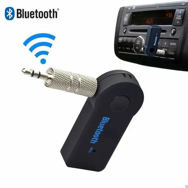 Main image of AUX Car Bluetooth Audio Receiver 3.5mm Wireless Stereo Adapter for Car/Home Audio, Hands-Free Calling