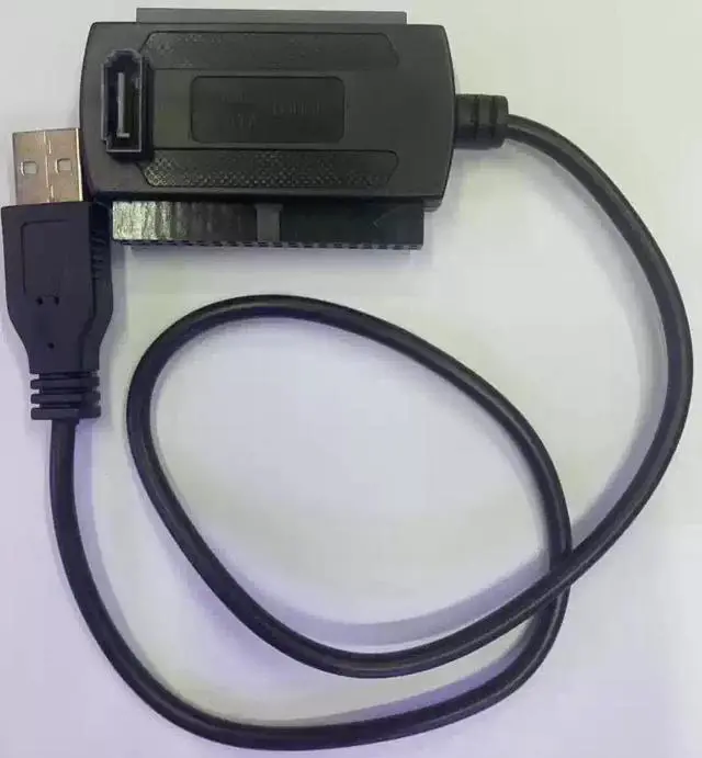 Alt view image 2 of 4 - USB 2.0 to IDE/SATA 3-in-1 Adapter Cable Plug-and-Play Hard Drive Converter for 2.5" / 3.5" SATA & IDE Drives, External Storage Adapter for PC/Laptop