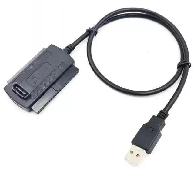 Main image of USB 2.0 to IDE/SATA 3-in-1 Adapter Cable Plug-and-Play Hard Drive Converter for 2.5" / 3.5" SATA & IDE Drives, External Storage Adapter for PC/Laptop