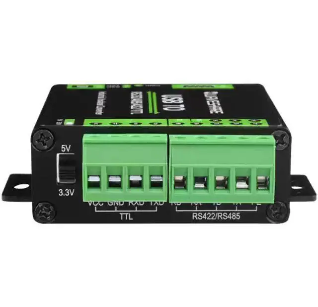 Alt view image 5 of 7 - Industrial-Grade Isolated USB to RS232/485/422/TTL Converter USB-B Interface, FT232RNL Chip, Power & Signal Isolation, TVS Protection