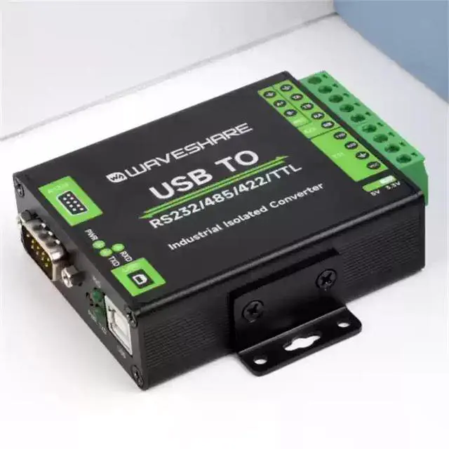 Alt view image 3 of 7 - Industrial-Grade Isolated USB to RS232/485/422/TTL Converter USB-B Interface, FT232RNL Chip, Power & Signal Isolation, TVS Protection