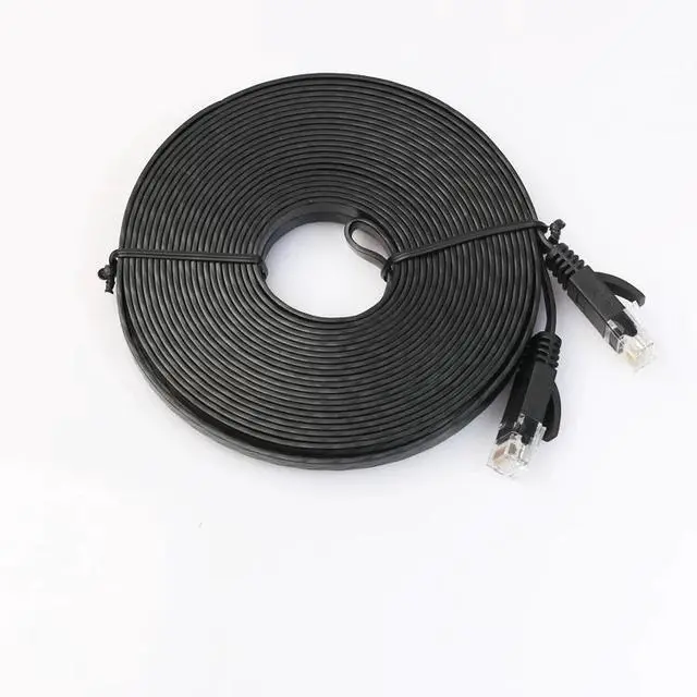 Alt view image 5 of 5 - Ultra-Thin Gigabit CAT6 Pure Copper Flat Ethernet Cable Slim Network Patch Cord for High-Speed Broadband, Computer & Home/Office Use - 0.5m