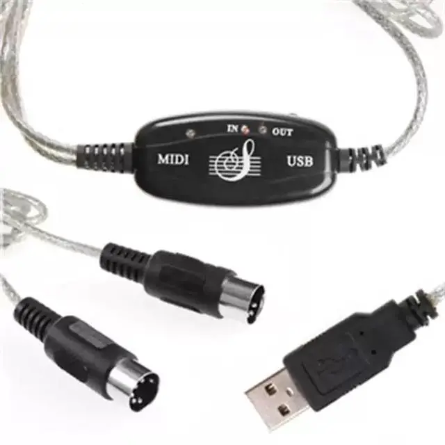 Alt view image 2 of 4 - USB to MIDI Interface Cable for Yamaha Keyboards Music Editing & Recording Line for Digital Piano / MIDI Keyboard