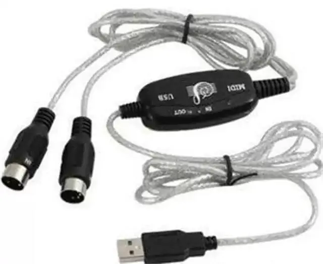 Alt view image 4 of 4 - USB to MIDI Interface Cable for Yamaha Keyboards Music Editing & Recording Line for Digital Piano / MIDI Keyboard