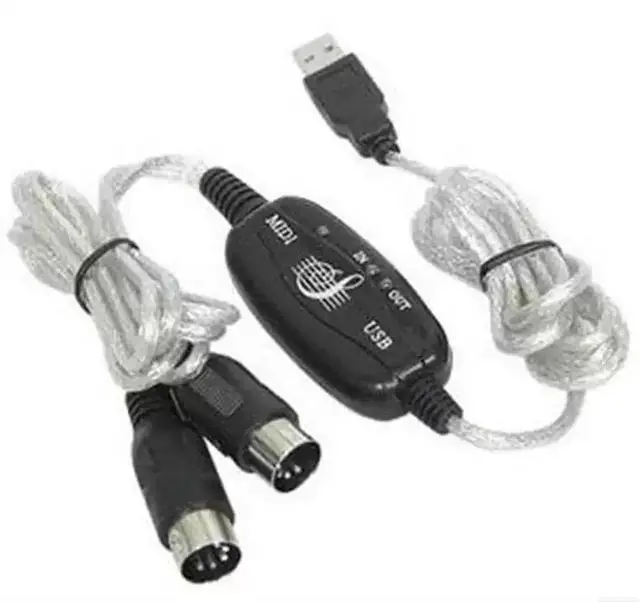 Alt view image 3 of 4 - USB to MIDI Interface Cable for Yamaha Keyboards Music Editing & Recording Line for Digital Piano / MIDI Keyboard