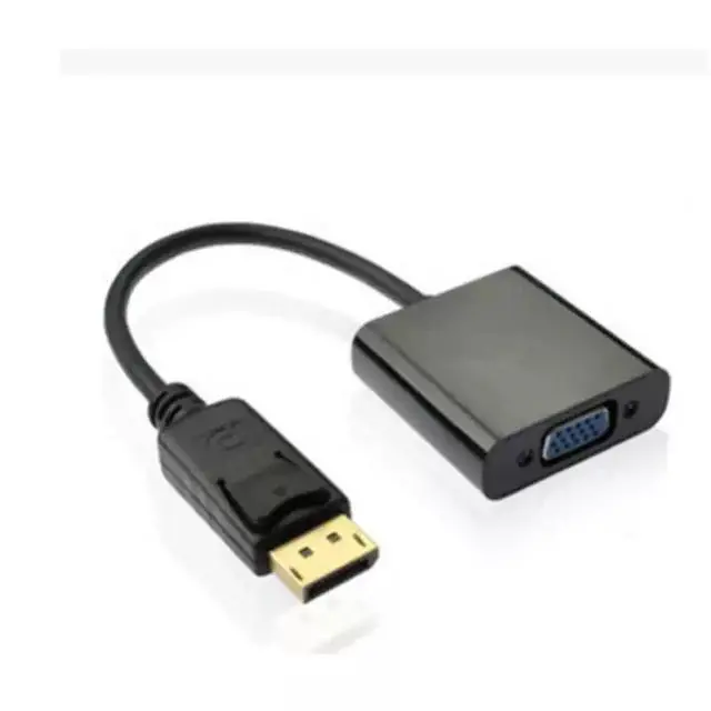 Alt view image 2 of 2 - DP to VGA Adapter Cable DisplayPort Male to VGA Female, 1080p HD Video Converter for PC/Laptop to Monitor/Projector, Plug-and-Play