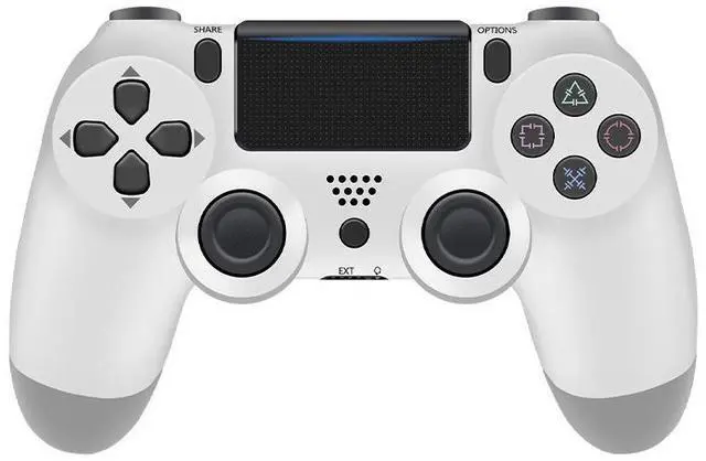 Main image of Wireless Bluetooth P4 Gamepad with Dual Vibration and 6-Axis Gyro Compatible with PS4/PS4 Slim/Pro and PC, Ergonomic Controller for Gaming