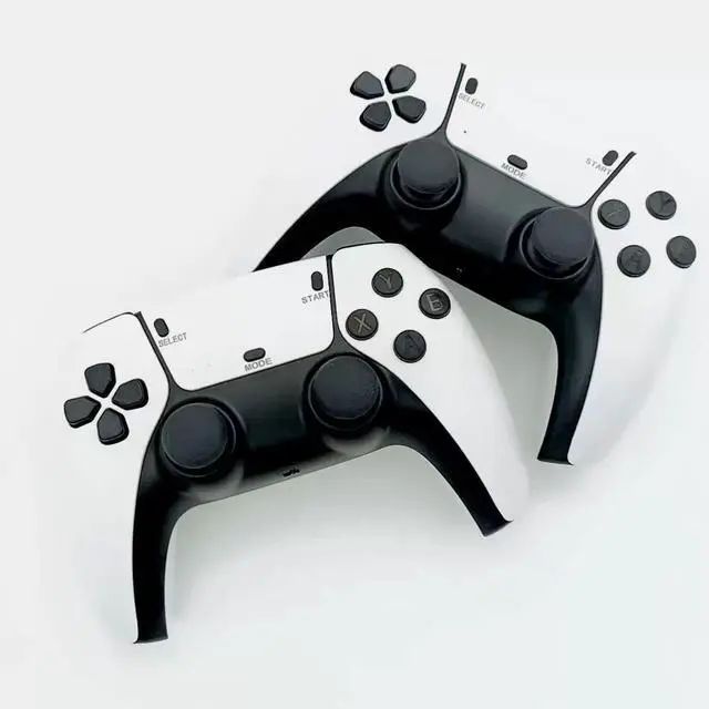 Alt view image 5 of 5 - M15 2.4G Wireless Dual Gamepad Set for PC / Android TV / PS3 2 Controllers + 1 USB Receiver, Dual Vibration, Plug-and-Play Retro Gaming Stick
