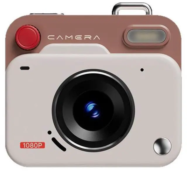Main image of Retro Mini CCD Digital Camera Compact Vintage Style, HD Photo & Video, Pocket-Sized for Students / Campus / Travel / Vlog