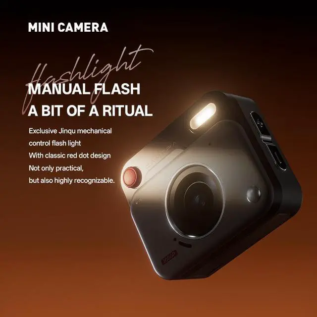 Alt view image 4 of 7 - Retro Mini CCD Digital Camera Compact Vintage Style, HD Photo & Video, Pocket-Sized for Students / Campus / Travel / Vlog