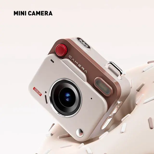 Alt view image 5 of 7 - Retro Mini CCD Digital Camera Compact Vintage Style, HD Photo & Video, Pocket-Sized for Students / Campus / Travel / Vlog