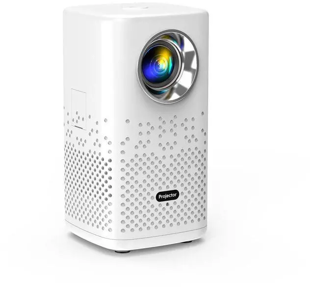 Main image of Rechargeable Battery-Powered Mini Projector 4K Supported, Auto Keystone Correction, WiFi & Bluetooth, Compact Portable for Home Theater, Camping & Travel