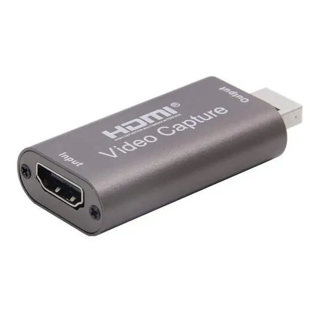 Alt view image 2 of 5 - HDMI Video Capture Card 1080P 60Hz USB 3.0 to HDMI Adapter, Live Streaming / Recording / Gaming, Plug-and-Play, No Driver Needed