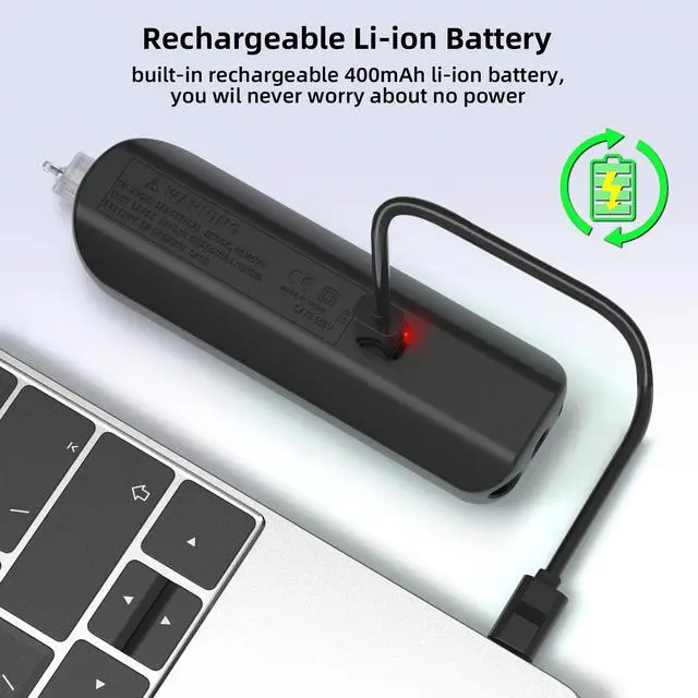 Alt view image 5 of 6 - Rechargeable Smart Pen-Type Multimeter Auto-Ranging, NCV Non-Contact Voltage Detection, 520V AC/DC, Capacitance/Resistance/Diode/Continuity Test - A1X