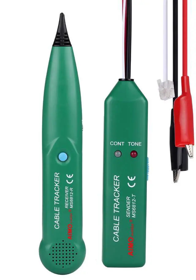 Main image of MS6812 Cable Tester, Tracker & Telephone Line Finder Tone Generator & Probe Kit for LAN / RJ11 / Electrical Cables, with Continuity & Polarity Test