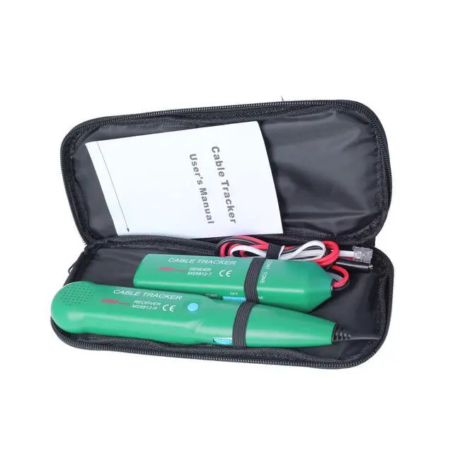 Alt view image 7 of 7 - MS6812 Cable Tester, Tracker & Telephone Line Finder Tone Generator & Probe Kit for LAN / RJ11 / Electrical Cables, with Continuity & Polarity Test