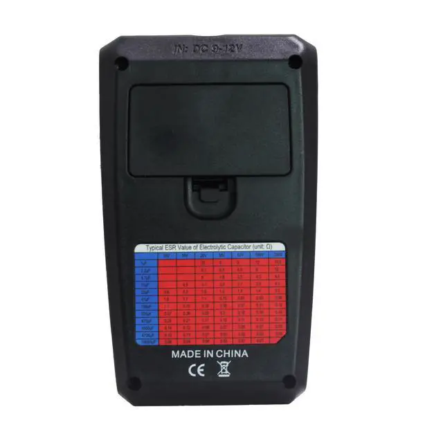 Alt view image 3 of 7 - ESR02 Pro Multifunctional Transistor Tester, M328 Smart Component Tester for Resistance, Capacitance, Inductance, ESR, MOSFET, and Diode Detection - black