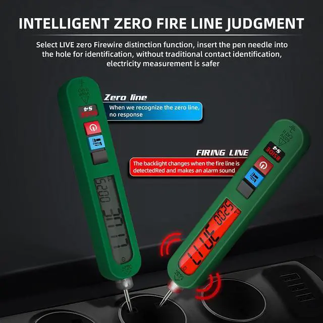 Alt view image 5 of 7 - Rechargeable Electric Test Pen S4X Induction AC Voltage Tester, Non-Contact Sensing, Breakpoint Detection, with LED Illumination - S4