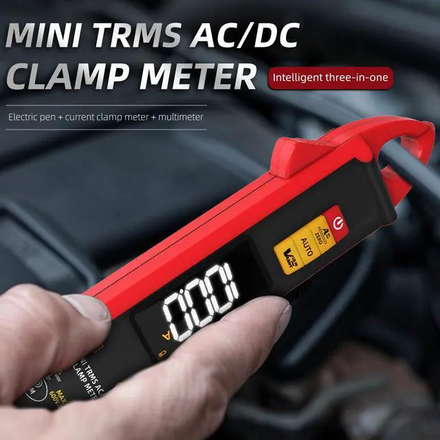Alt view image 4 of 7 - High-Precision Smart Clamp Meter UX1 AC/DC 100A Current Tester, True RMS, Auto-Ranging, Rechargeable Fork-Type Clamp Multimeter