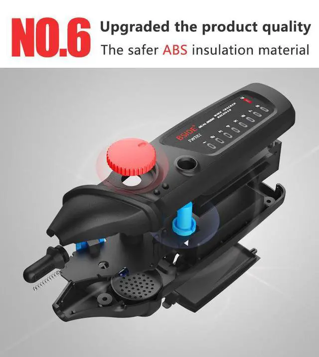 Alt view image 4 of 7 - FWT82 Dual-Mode Digital & Analog Network Cable Tracker RJ45/RJ11 Wire Tester, Anti-Interference, Line Finder & Continuity Tester for LAN/Telephone