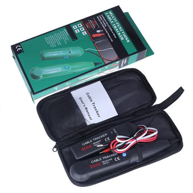 Alt view image 5 of 5 - Network Cable Tester FWT21 RJ11 Telephone Line Finder & Wire Tracker with Tone Generator, Continuity Test for Cable Break Diagnosis