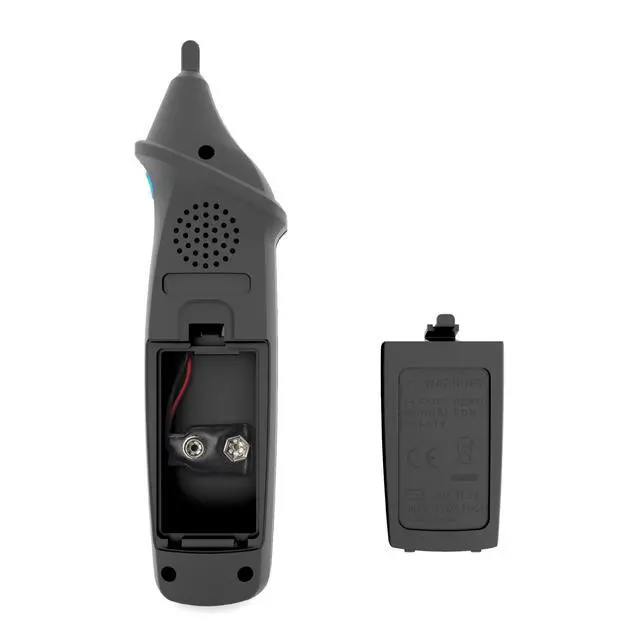 Alt view image 3 of 7 - AVD06X Smart Non-Contact Voltage Tester Pen Dual Mode (Auto/Manual), 12-1000V AC, Adjustable Sensitivity, 8 LED Indicators, Live/Neutral Wire & Breakpoint Detection