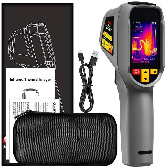 Main image of HX2 Handheld Thermal Imaging Camera Dual-Band Fusion with Visible Light, 240×320 IR Resolution, High-Resolution Thermal Imager, Electrical & Pipeline Inspection Tester
