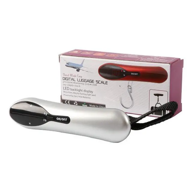 Alt view image 5 of 6 - Portable Digital Luggage Scale 50kg High-Precision Electronic Handheld Weighing Scale with LCD Display, Tare Function, for Travel, Shopping & Parcel