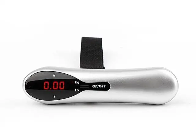 Main image of Portable Handheld Electronic Scale 50kg Compact Mini Weighing Scale for Luggage, Food, Grocery, Parcel & Travel