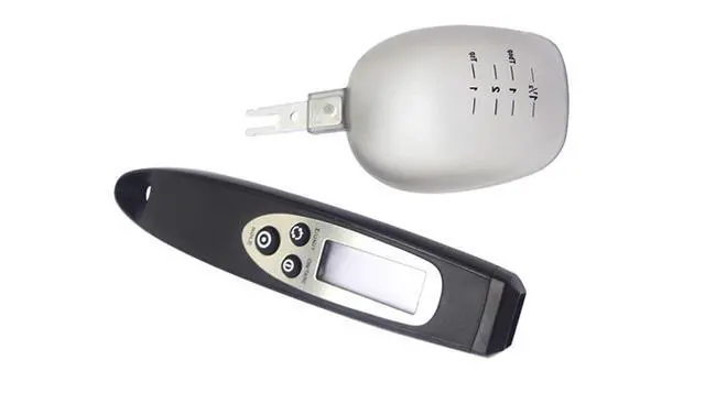 Alt view image 2 of 7 - High-Precision Electronic Measuring Spoon Scale Digital Kitchen Spoon Scale for Baking, Herbs, Food, Medicine Weighing, LCD Display, Tare Function, Auto Shut-off