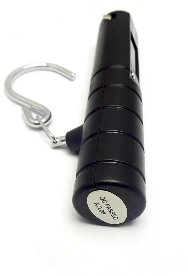 Alt view image 3 of 7 - NS-18 Portable Handheld Luggage Scale with Tape Measure 50kg Capacity, Compact Digital Weighing Scale for Suitcase, Parcel & Travel