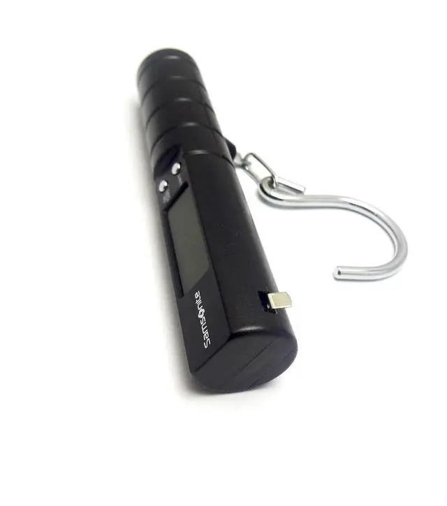 Alt view image 4 of 7 - NS-18 Portable Handheld Luggage Scale with Tape Measure 50kg Capacity, Compact Digital Weighing Scale for Suitcase, Parcel & Travel