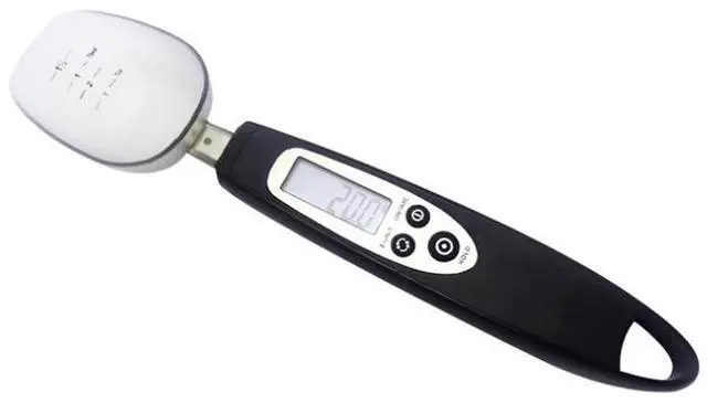 Main image of High-Precision Electronic Measuring Spoon Scale Digital Kitchen Spoon Scale for Baking, Herbs, Food, Medicine Weighing, LCD Display, Tare Function, Auto Shut-off
