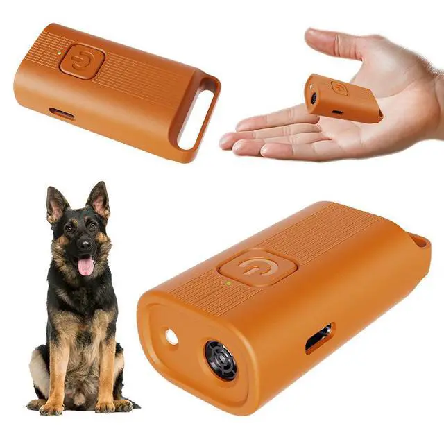 Alt view image 2 of 7 - Mini Ultrasonic Dog Bark Deterrent Rechargeable Portable Pet Training Device for Outdoor/Walking/Travel