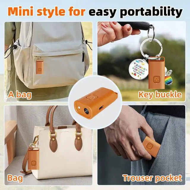 Alt view image 3 of 7 - Mini Ultrasonic Dog Bark Deterrent Rechargeable Portable Pet Training Device for Outdoor/Walking/Travel