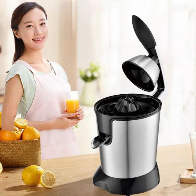 Alt view image 3 of 7 - US Standard 110V Household Stainless Steel Juicer Lemon Orange Pulp Juice Separator, Food-Grade Stainless Steel, Electric Juicer Machine for Home Use