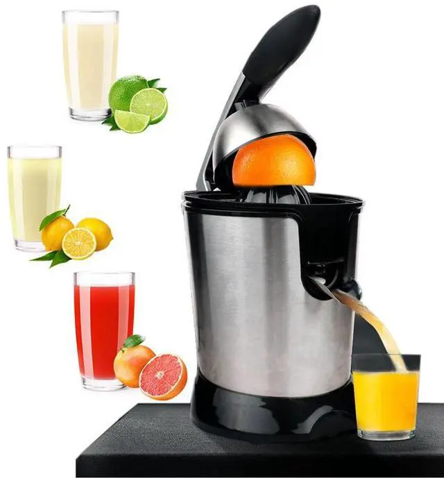Main image of US Standard 110V Household Stainless Steel Juicer Lemon Orange Pulp Juice Separator, Food-Grade Stainless Steel, Electric Juicer Machine for Home Use