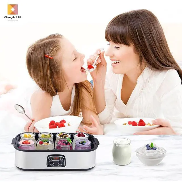 Alt view image 3 of 5 - 1,400ML Multifunctional Frozen Yogurt & Ice Cream Maker Large Capacity 60oz, for Smoothies, Gelato, Jam & Pudding, DIY Dessert Machine for Home
