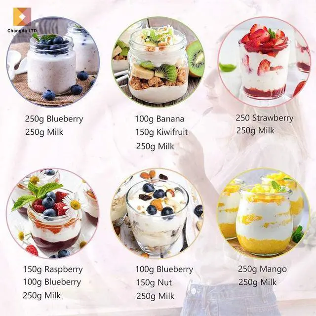 Alt view image 4 of 5 - 1,400ML Multifunctional Frozen Yogurt & Ice Cream Maker Large Capacity 60oz, for Smoothies, Gelato, Jam & Pudding, DIY Dessert Machine for Home
