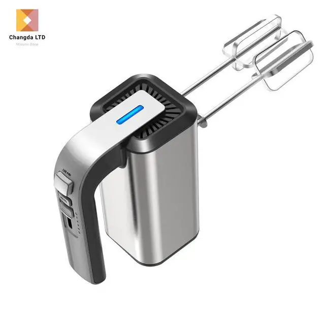 Alt view image 2 of 5 - Powerful 800W Hand Mixer with 5 Speeds Electric Handheld Whisk for Cream, Batter & Dough, Baking & Cooking Kitchen Tool
