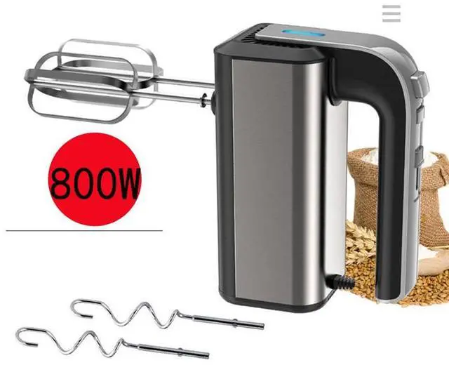 Main image of Powerful 800W Hand Mixer with 5 Speeds Electric Handheld Whisk for Cream, Batter & Dough, Baking & Cooking Kitchen Tool