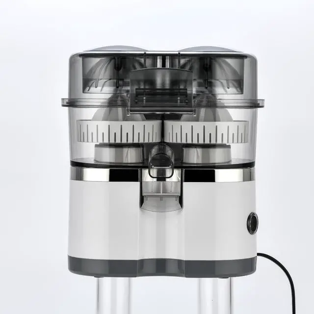 Alt view image 4 of 7 - Dual-Head Automatic Multifunctional Citrus Juicer Pulp/Juice Separation, Slicing & Pressing Integrated, Electric Lemon/Orange Juice Extractor for Home Use