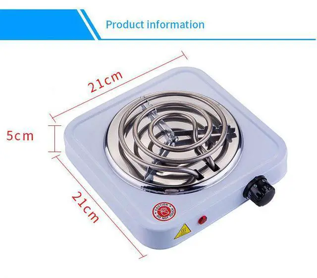 Alt view image 6 of 7 - 110V US Standard Multifunctional Electric Hot Plate Portable Mini Electric Stove for Home, Office, Tea/Coffee Making