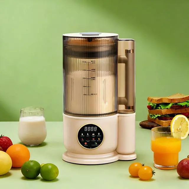 Alt view image 2 of 5 - Multifunctional Soy Milk Maker, Large Capacity Nut Milk Blender, Personal-Size Plant-Based Beverage Machine, Juice/Smoothie/Nut Milk Maker with Self-Cleaning