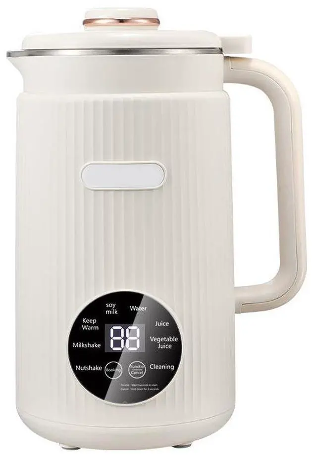 Main image of Mini Soy Milk Maker Machine 6-in-1 Automatic Nut Milk Blender, 304 Stainless Steel, Self-Cleaning, 12-Hour Preset, for Homemade Almond / Oat / Soy Milk and Plant-Based Beverages
