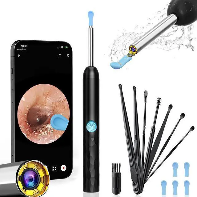 Main image of Wireless WiFi Visual Ear Cleaner HD Smart Earwax Removal Kit with Rechargeable Illuminated Ear Pick, Complete Set for Safe & Precise Cleaning