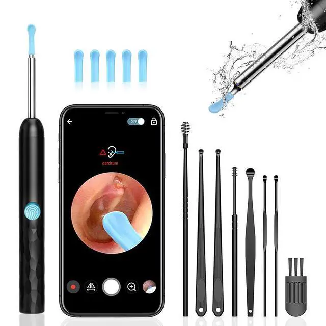 Alt view image 2 of 7 - Wireless WiFi Visual Ear Cleaner HD Smart Earwax Removal Kit with Rechargeable Illuminated Ear Pick, Complete Set for Safe & Precise Cleaning