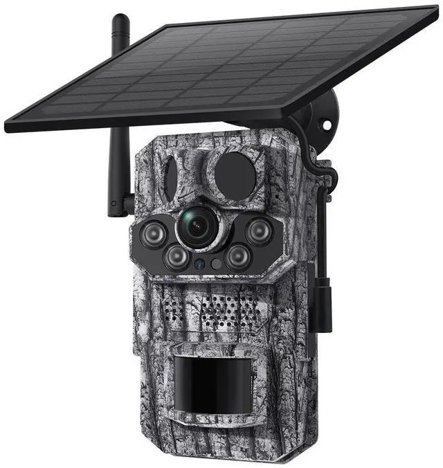 Main image of Smart GPS Hunting Camera with Temperature Detection 4G/WiFi Trail Camera, 4K HD Night Vision, Motion-Activated Wildlife Scouting Camera for Outdoor Hunting & Animal Observation
