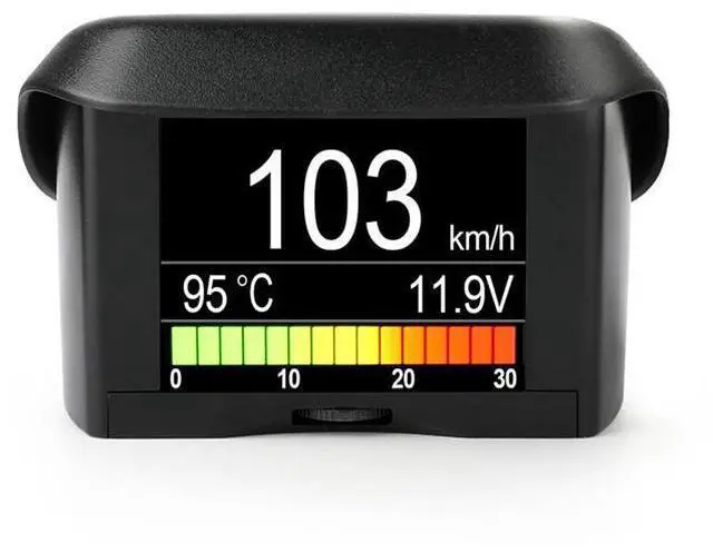 Alt view image 5 of 7 - OBD2 Car Digital Gauge HUD RPM, Water Temp, Voltage & Fuel Consumption Monitor, Engine Fault Scanner, Works on OBD2/CANBUS Vehicles